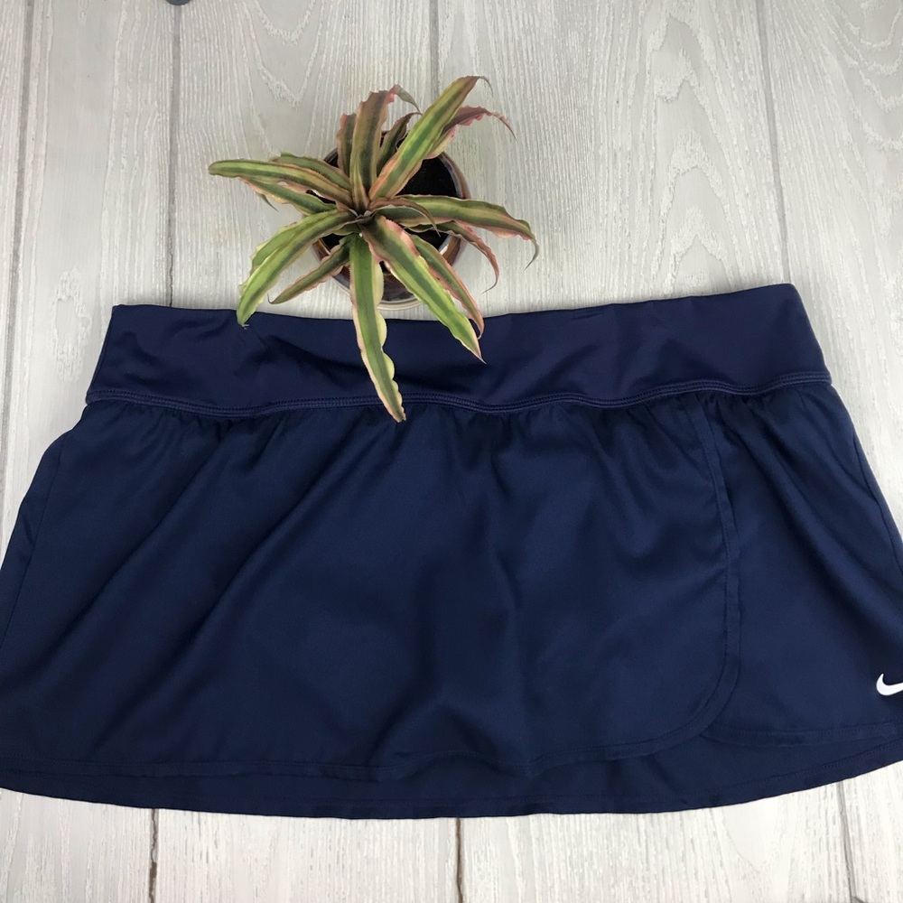 Nike Solid Element navy blue swim skirt bottoms